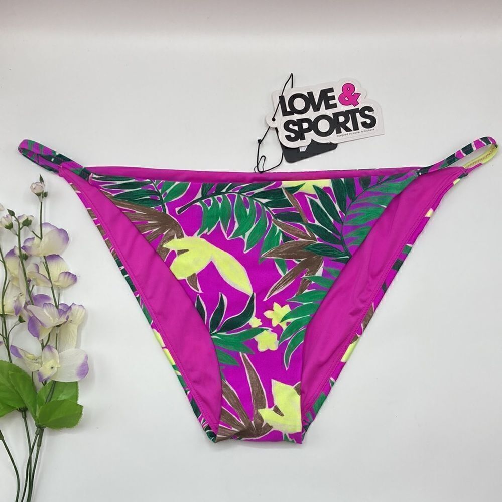 Women's Bikini Bottoms with Side Elastic Tab Swimsuit Bathing Suit Size XXL